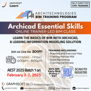 February Schedule is up! Archicad Essential Skills Training!