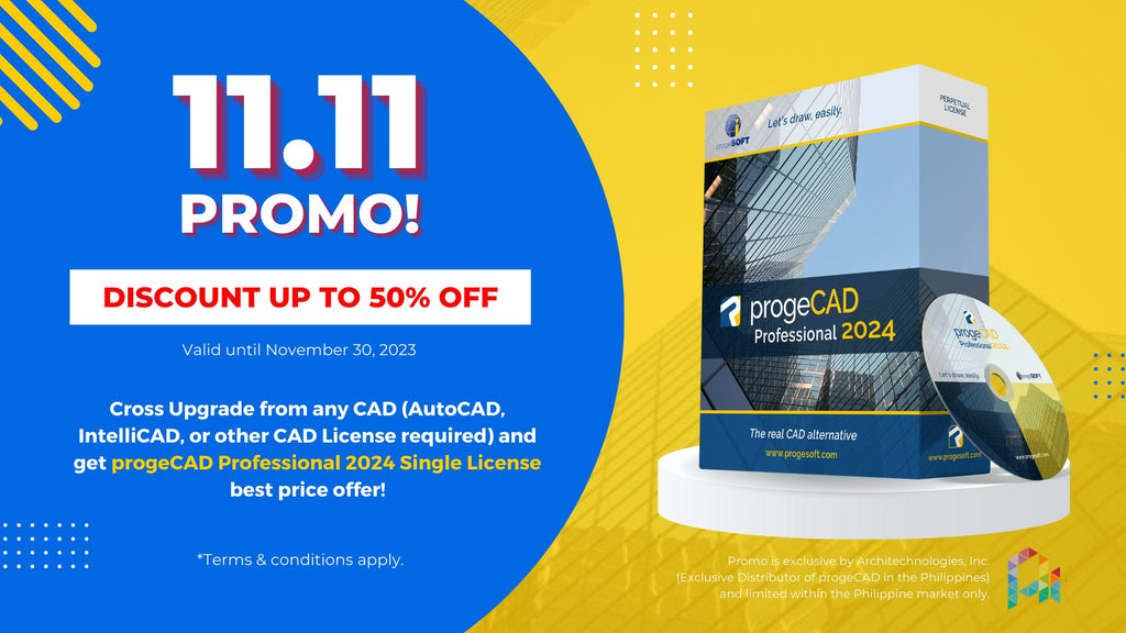 Trade-in your Old CAD License for a newly released progeCA 2024 Perpetual License, for only 13,995+!