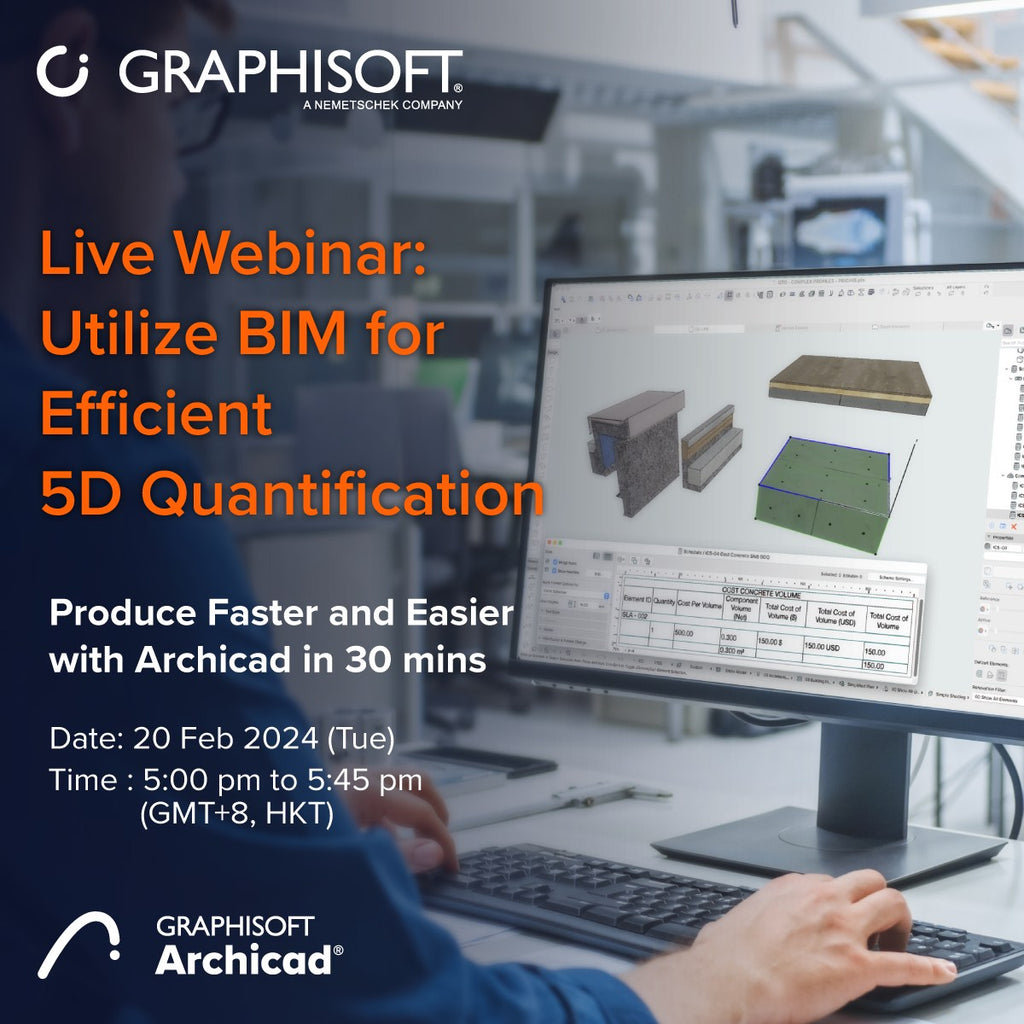 Live Webinar: Utilize BIM for Efficient 5D Quantification