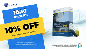 10.10 is coming - 10% Off for progeCAD 2022!