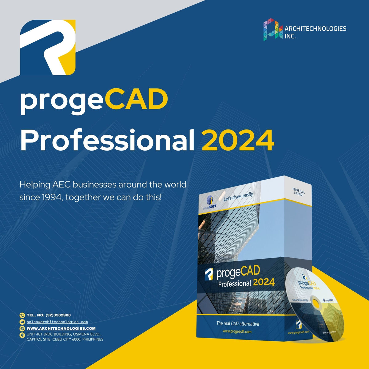 progeCAD 2024 Professional is finally here! architechnologies store