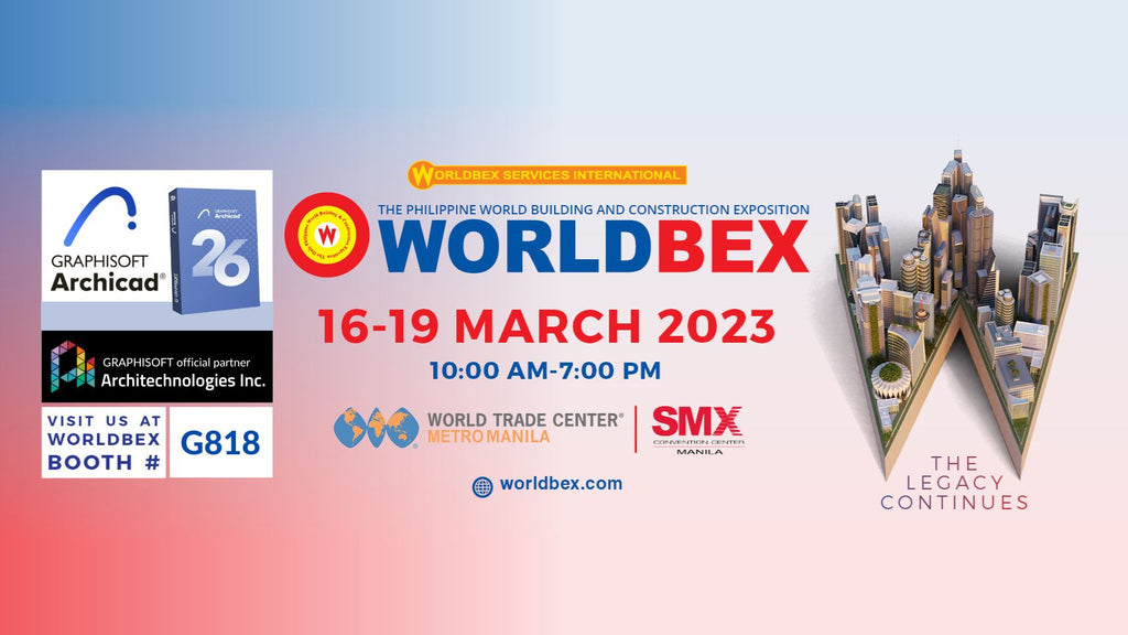 Architechnologies will be at WORLDBEX 2023!
