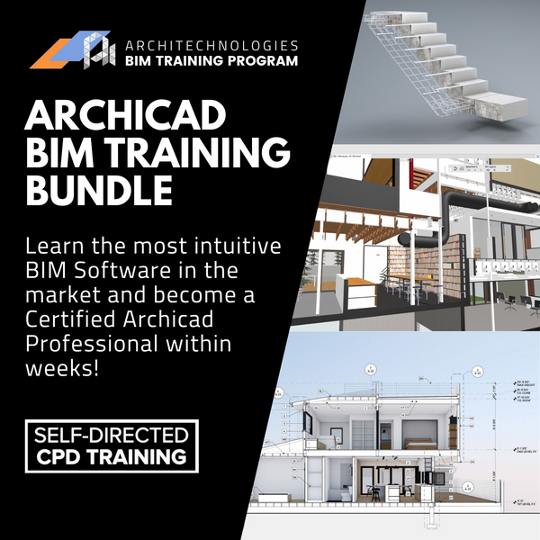 Archicad BIM Training Bundle - Basic to Intermediate (Schedule to be posted soon)